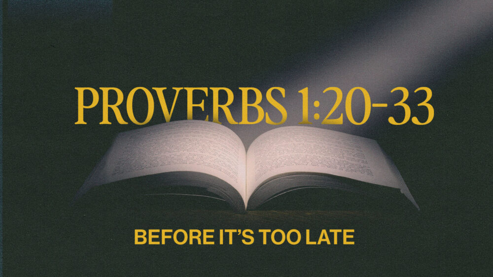 Before it's Too Late Image