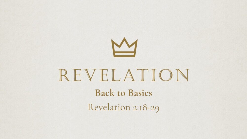 Back to Basics